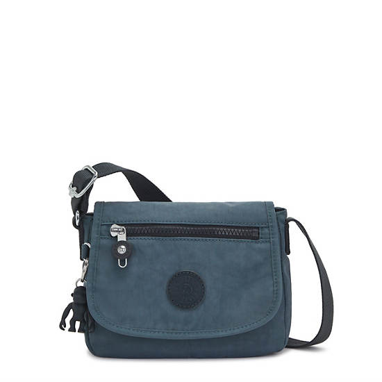 Kipling Sabian Crossbody Mini Tassen Donkerblauw Grijs | België 1874CT